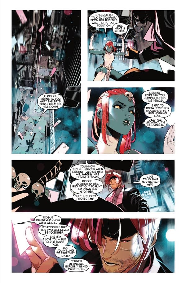 Interior preview page from X-MEN OF APOCALYPSE #4 SIMONE DI MEO COVER