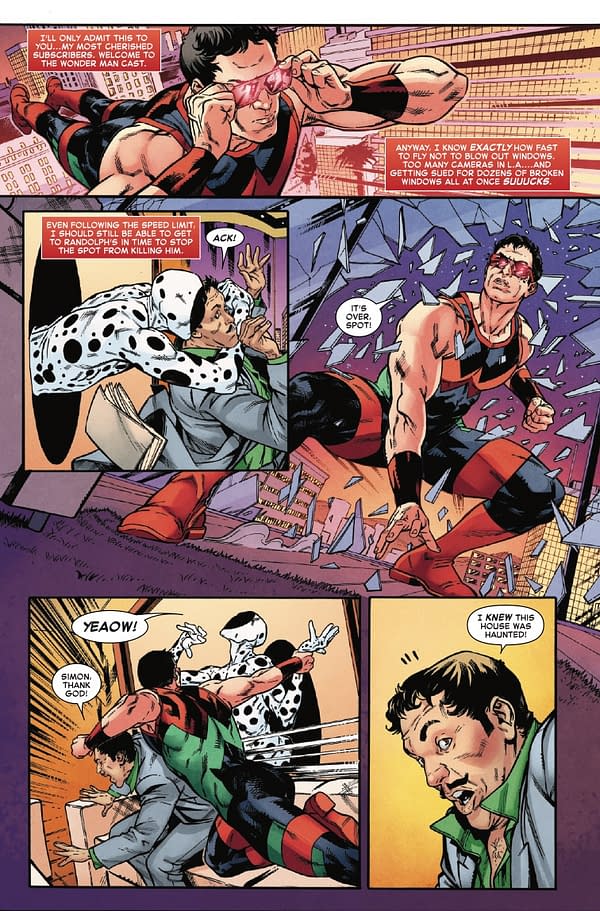 Interior preview page from WONDER MAN #3 FARID KARAMI COVER