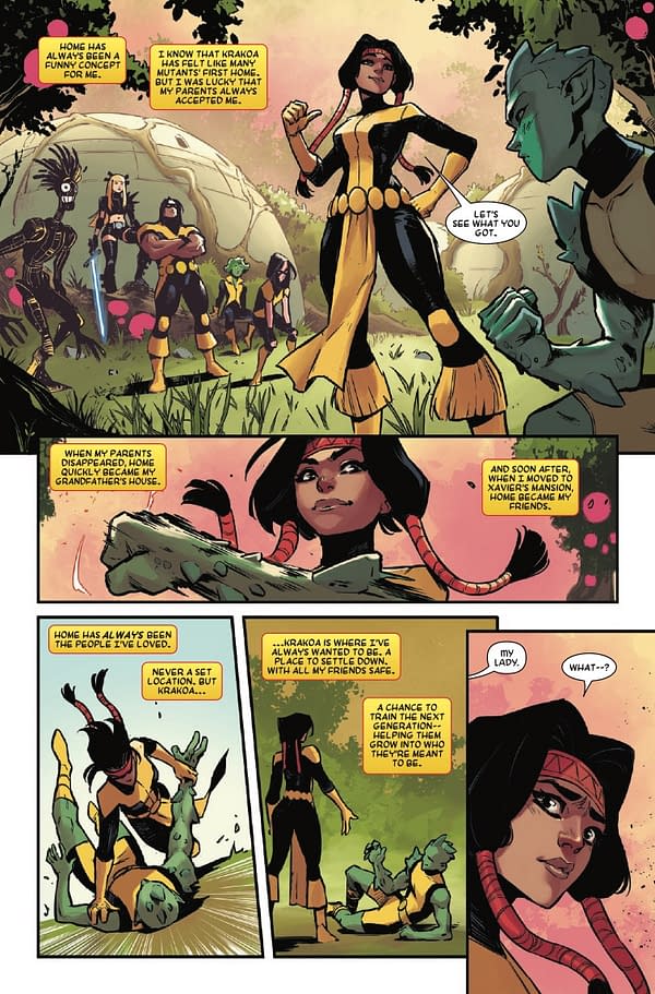 Interior preview page from MOONSTAR #3 GERMAN PERALTA COVER