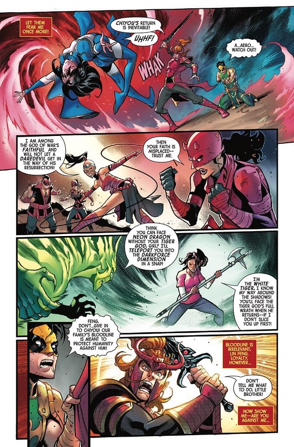 Interior preview page from DEADLY HANDS OF K'UN-LUN #4 LEINIL YU COVER