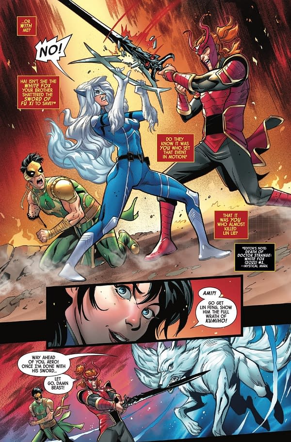 Interior preview page from DEADLY HANDS OF K'UN-LUN #4 LEINIL YU COVER