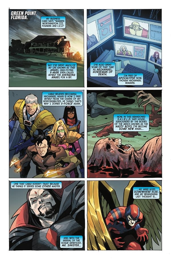 Interior preview page from INGLORIOUS X-FORCE #5 R.B. SILVA COVER