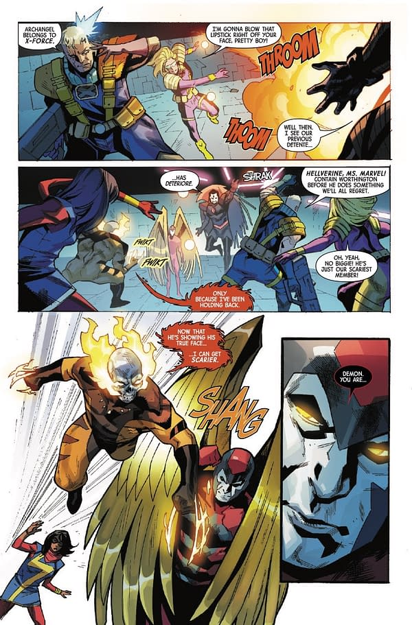 Interior preview page from INGLORIOUS X-FORCE #5 R.B. SILVA COVER