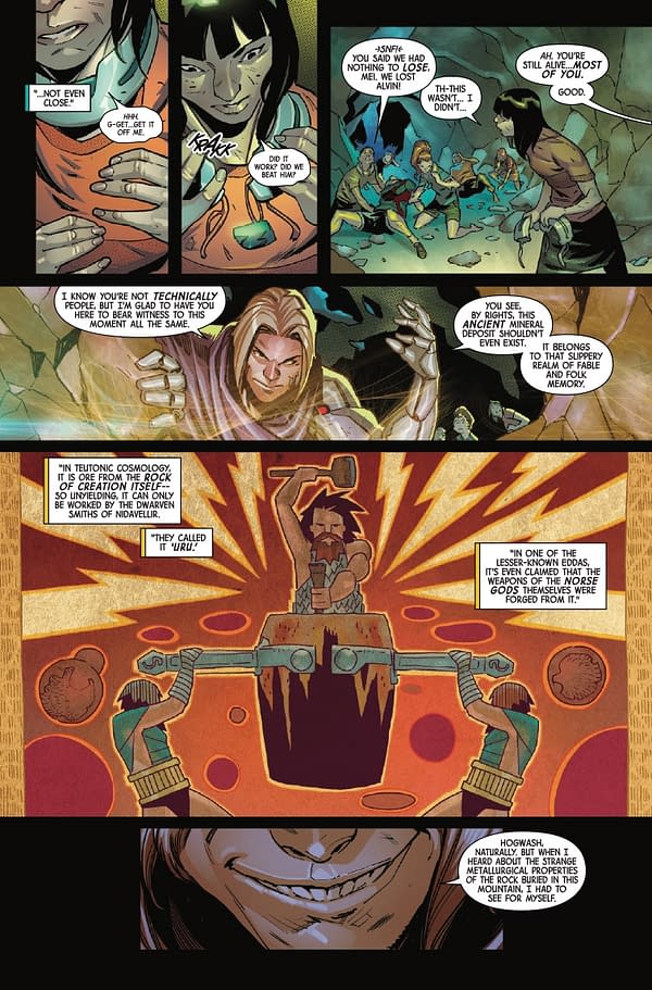 Interior preview page from CYCLOPS #5 FEDERICO VICENTINI COVER