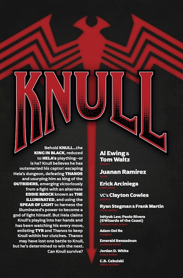 Interior preview page from KNULL #5 RYAN STEGMAN COVER