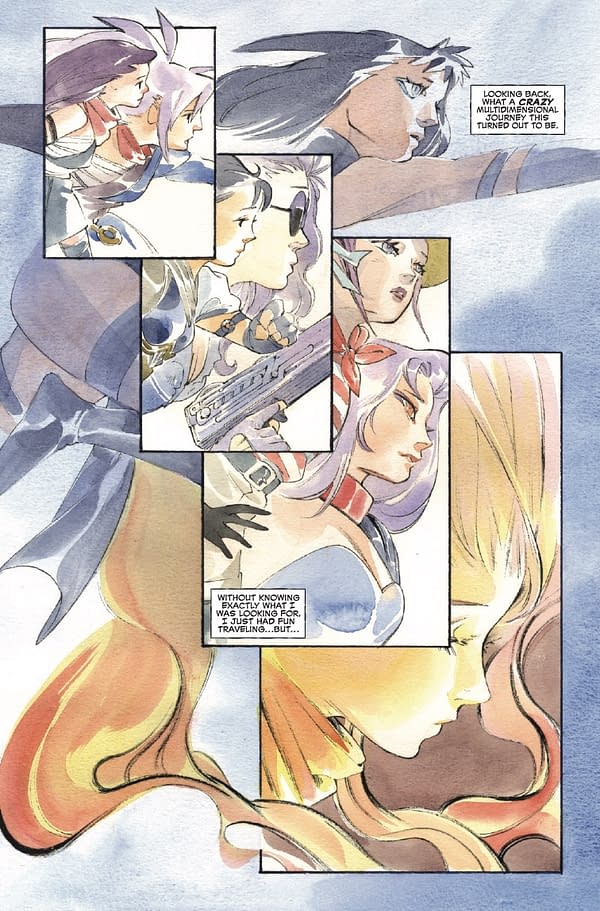 Interior preview page from SAI: DIMENSIONAL RIVALS #5 PEACH MOMOKO COVER