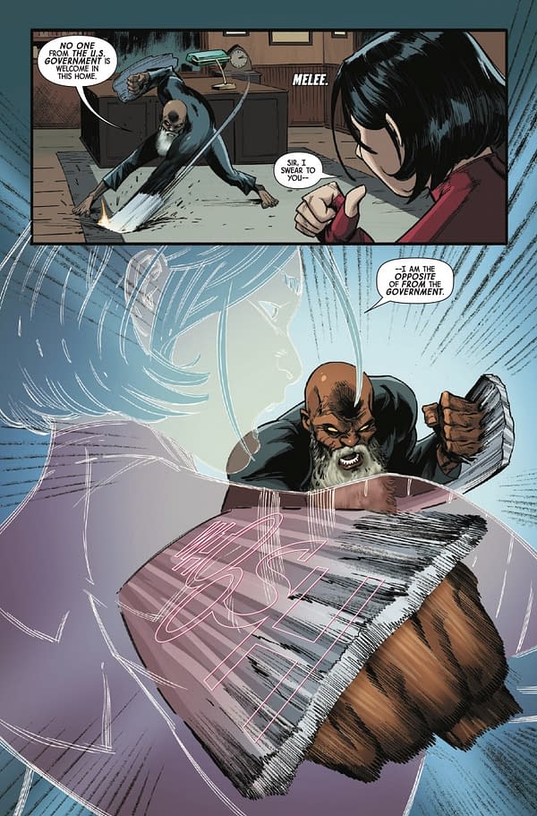 Interior preview page from X-MEN UNITED #3 STEFANO CASELLI COVER