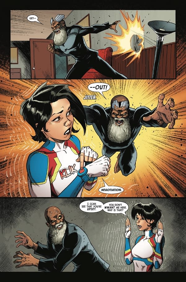 Interior preview page from X-MEN UNITED #3 STEFANO CASELLI COVER