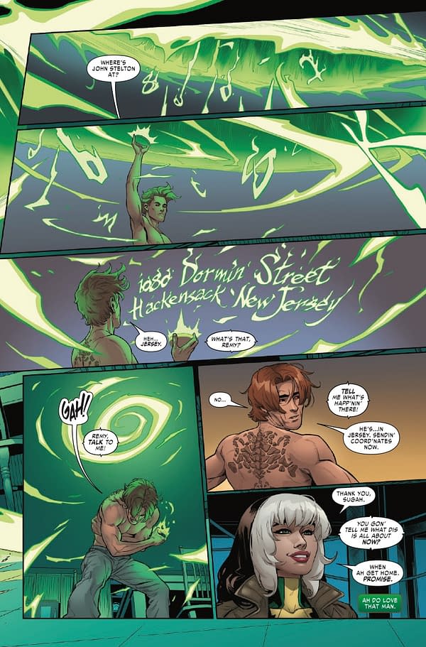 Interior preview page from ROGUE #5 DAVID NAKAYAMA COVER