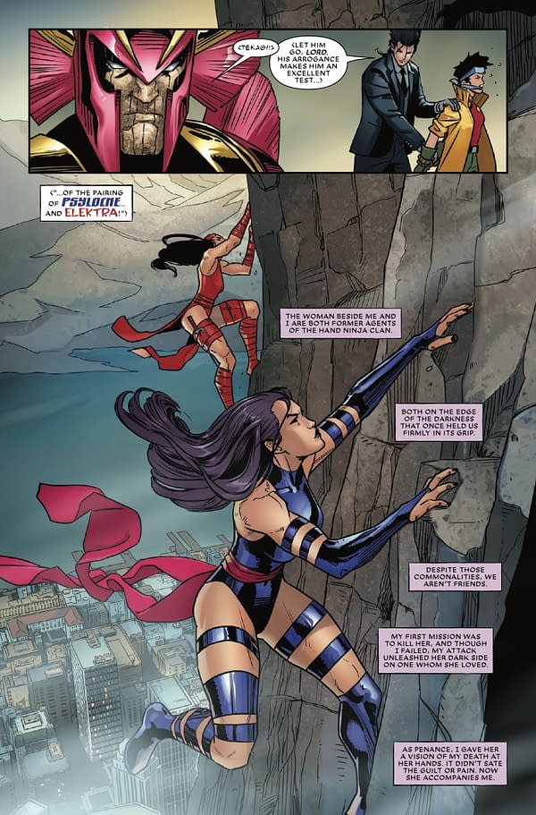 Interior preview page from PSYLOCKE: NINJA #5 DERRICK CHEW COVER