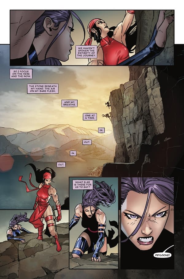Interior preview page from PSYLOCKE: NINJA #5 DERRICK CHEW COVER
