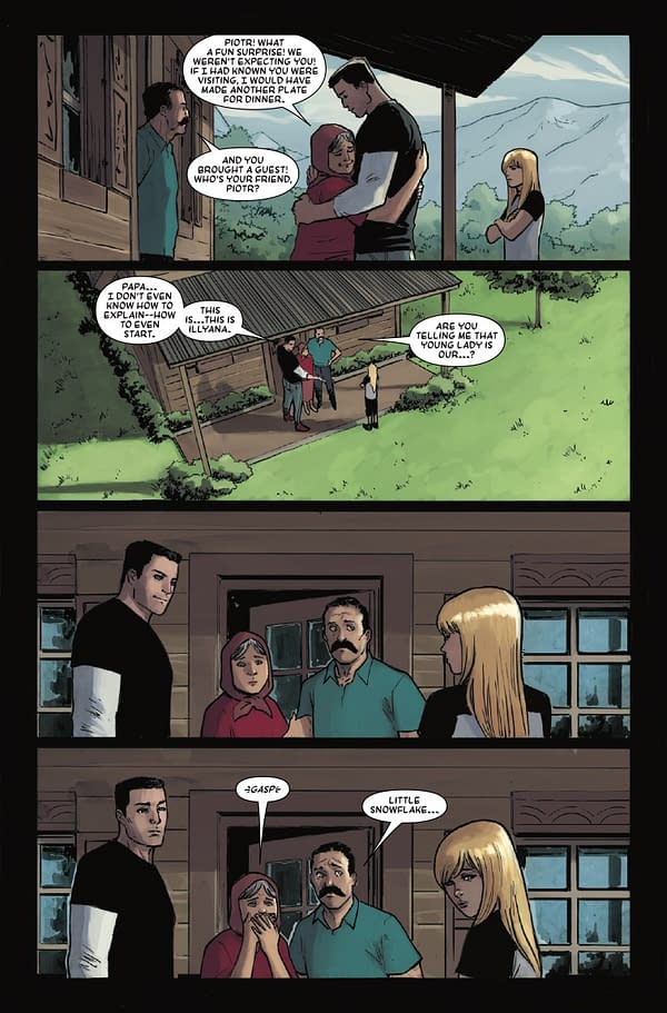 Interior preview page from MAGIK AND COLOSSUS #4 DAVID NAKAYAMA COVER