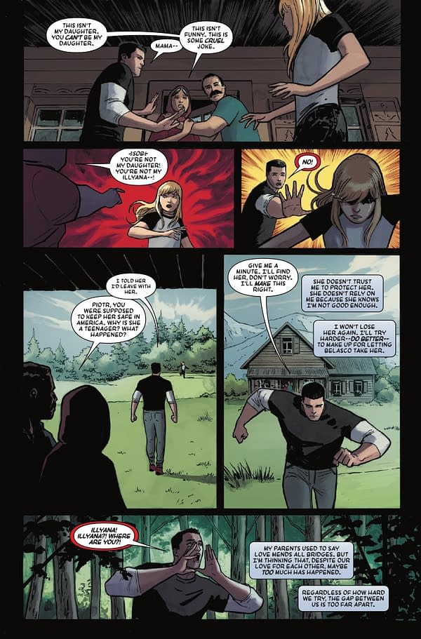 Interior preview page from MAGIK AND COLOSSUS #4 DAVID NAKAYAMA COVER