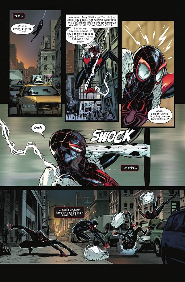 Interior preview page from ULTIMATE IMPACT: REBORN #1 BEN HARVEY COVER