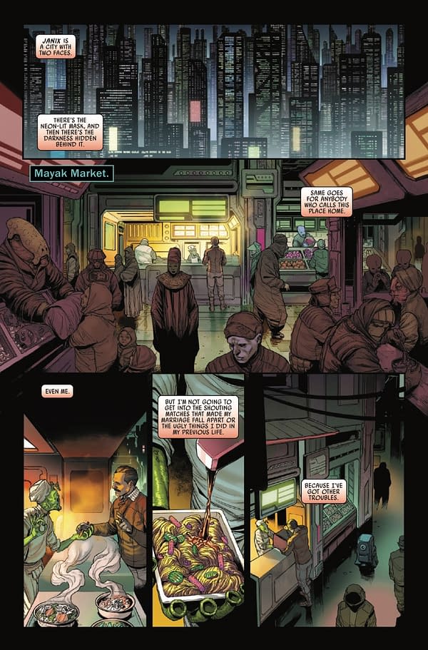 Interior preview page from STAR WARS: SHADOW OF MAUL #3 DERRICK CHEW COVER