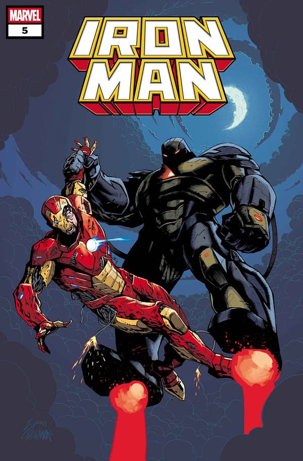 Cover image for IRON MAN #5 RYAN STEGMAN COVER