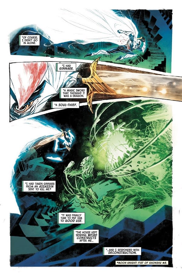 Interior preview page from MARC SPECTOR: MOON KNIGHT #5 PAULO SIQUEIRA COVER