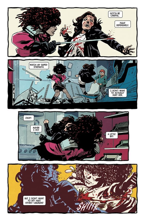 Interior preview page from ALIAS: RED BAND #3 DAVID MACK COVER