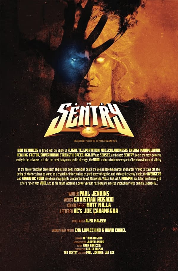 Interior preview page from THE SENTRY #3 ALEX MALEEV COVER