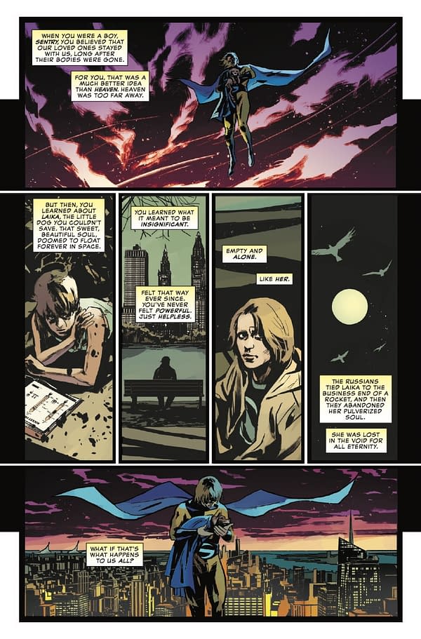 Interior preview page from THE SENTRY #3 ALEX MALEEV COVER
