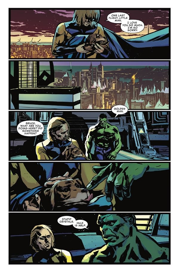 Interior preview page from THE SENTRY #3 ALEX MALEEV COVER