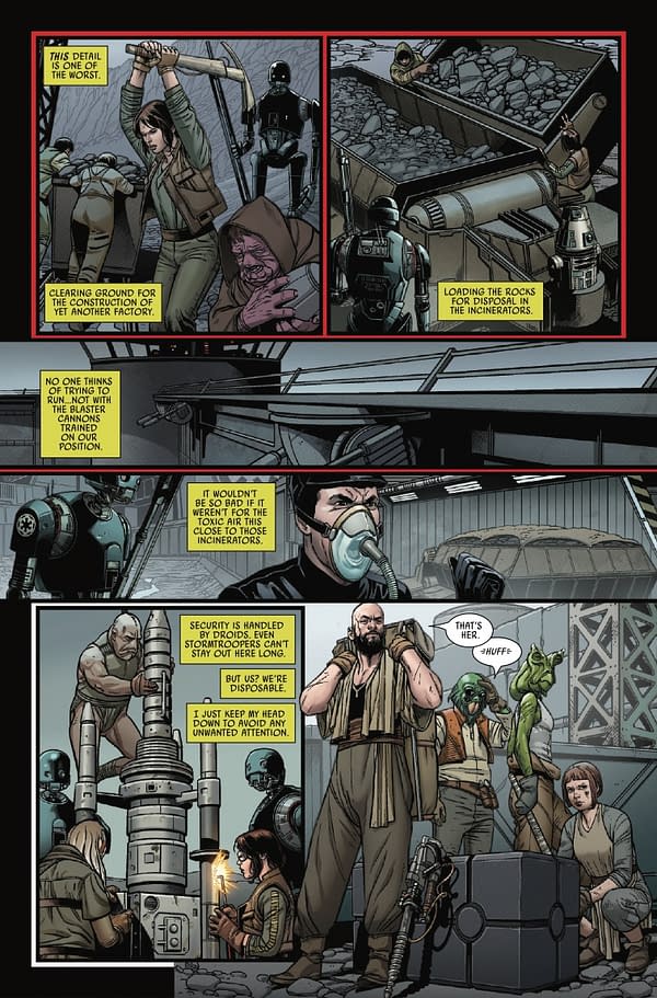 Interior preview page from STAR WARS: ROGUE ONE – JYN ERSO #1 DAVID MARQUEZ COVER