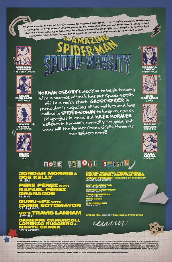 Interior preview page from AMAZING SPIDER-MAN: SPIDER-VERSITY #2 GIUSEPPE CAMUNCOLI COVER