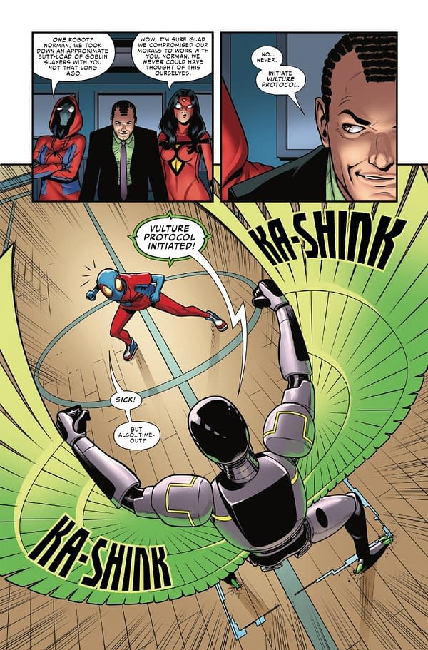 Interior preview page from AMAZING SPIDER-MAN: SPIDER-VERSITY #2 GIUSEPPE CAMUNCOLI COVER