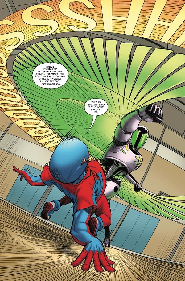 Interior preview page from AMAZING SPIDER-MAN: SPIDER-VERSITY #2 GIUSEPPE CAMUNCOLI COVER
