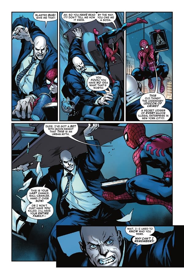 Interior preview page from SPECTACULAR SPIDER-MAN: BRAND NEW DAY #1 PHIL JIMENEZ COVER