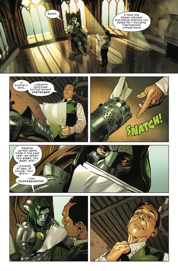 Doomquest #1 Preview: Doctor Doom's Time Travel Rivalry with Reed