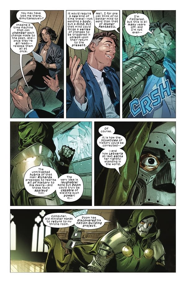 Doomquest #1 Preview: Doctor Doom's Time Travel Rivalry with Reed