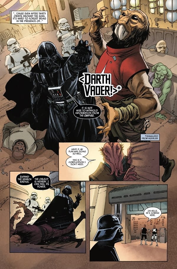 Interior preview page from STAR WARS: GALAXY'S EDGE – ECHOES OF THE EMPIRE #2 PHIL NOTO COVER
