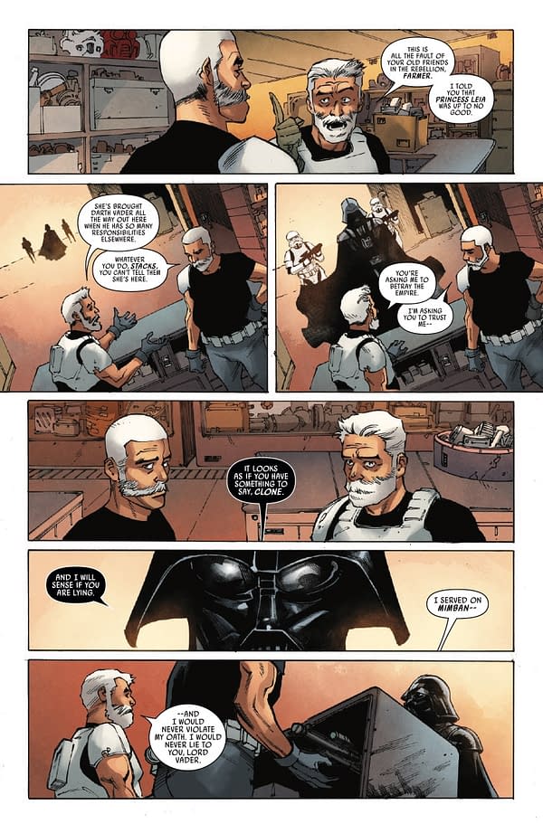 Interior preview page from STAR WARS: GALAXY'S EDGE – ECHOES OF THE EMPIRE #2 PHIL NOTO COVER
