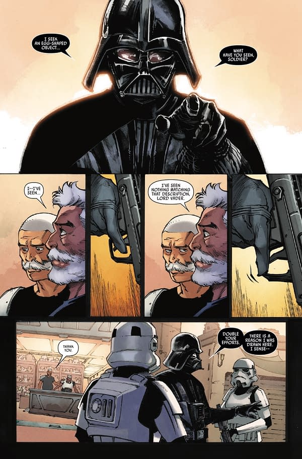 Interior preview page from STAR WARS: GALAXY'S EDGE – ECHOES OF THE EMPIRE #2 PHIL NOTO COVER