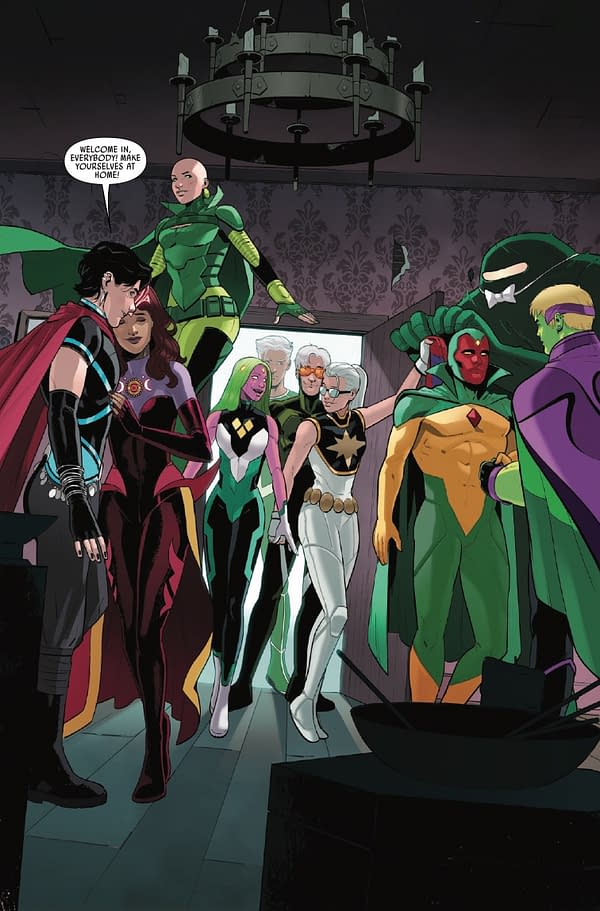 Interior preview page from WICCAN & HULKLING: RAID OF ULTRON #1 RUSSELL DAUTERMAN COVER