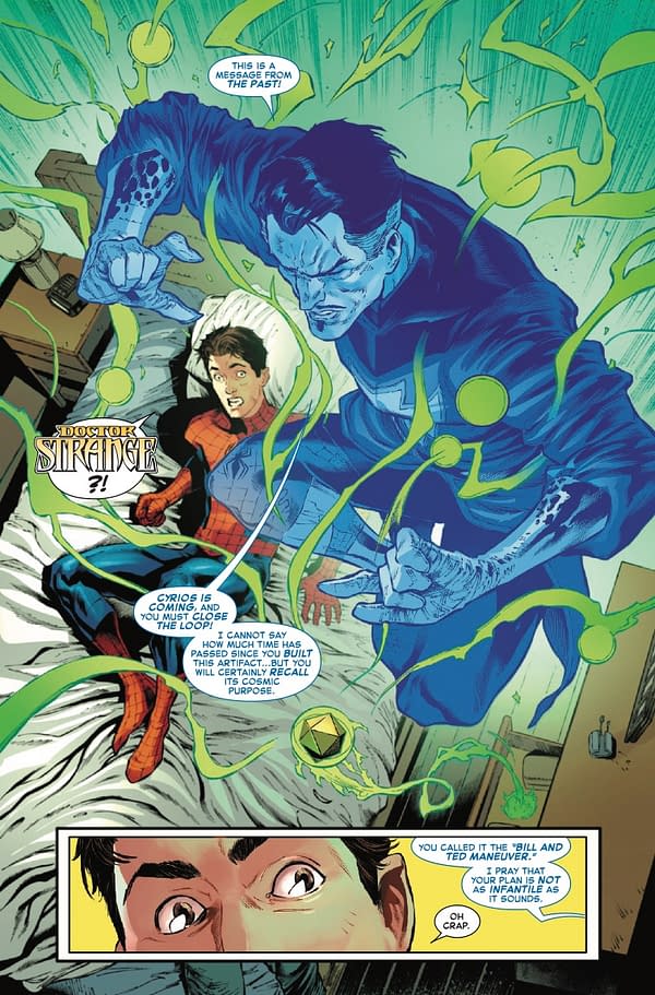 Interior preview page from AMAZING SPIDER-MAN #28 CORY SMITH COVER