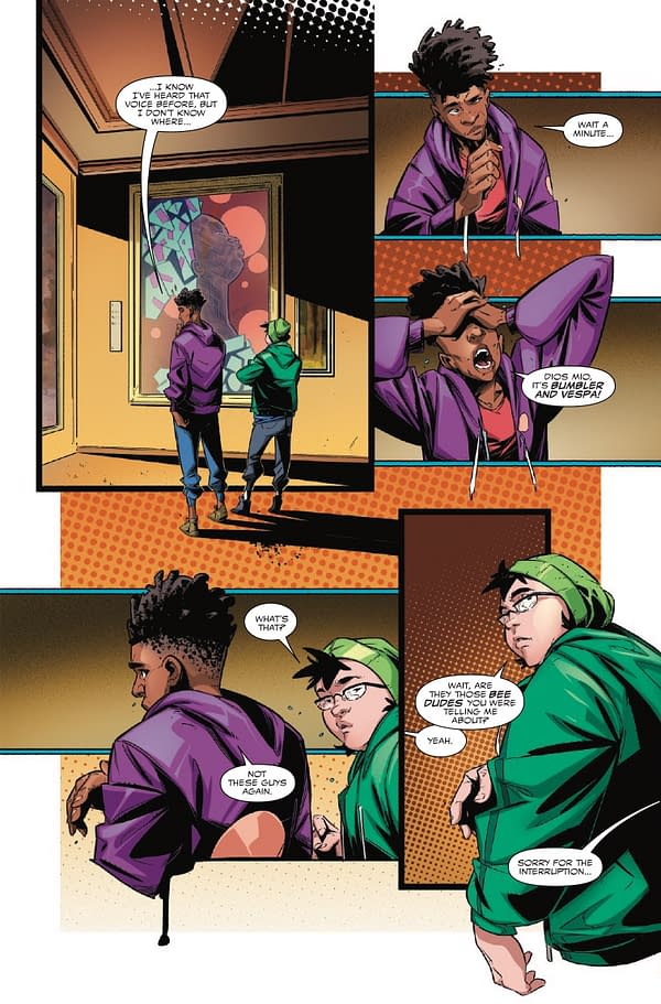 Interior preview page from ASTONISHING MILES MORALES: SPIDER-MAN - THE ART OF THWIP #1 TUARIN CLARKE COVER