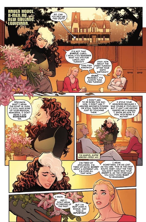 Interior preview page from CAPTAIN MARVEL: DARK PAST #2 LUCAS WERNECK COVER