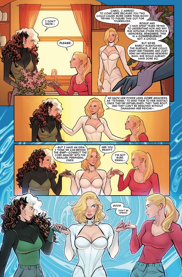 Interior preview page from CAPTAIN MARVEL: DARK PAST #2 LUCAS WERNECK COVER