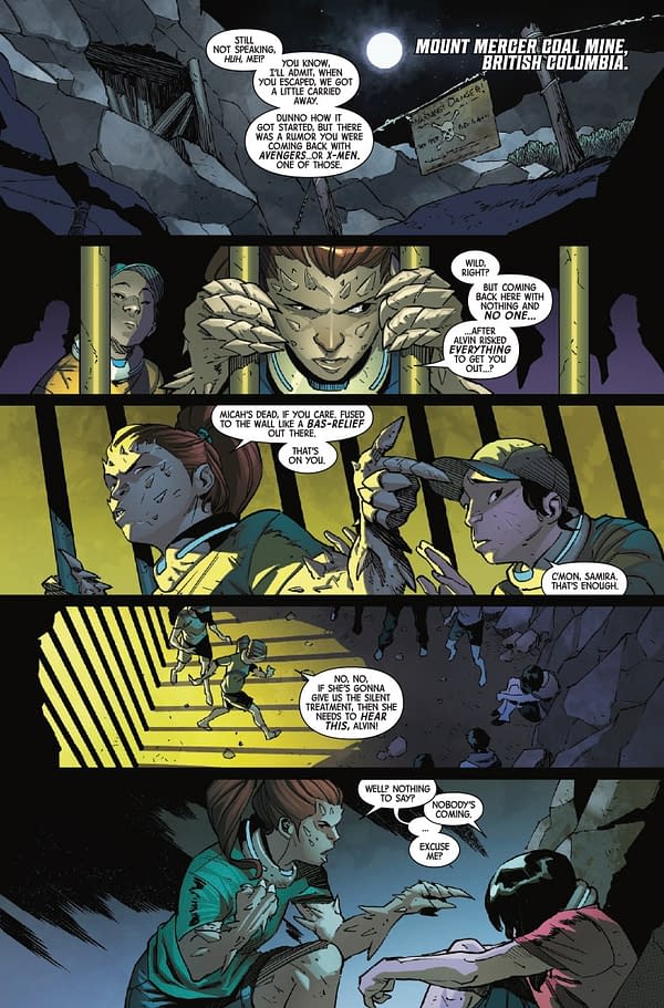 Interior preview page from CYCLOPS #4 FEDERICO VICENTINI COVER