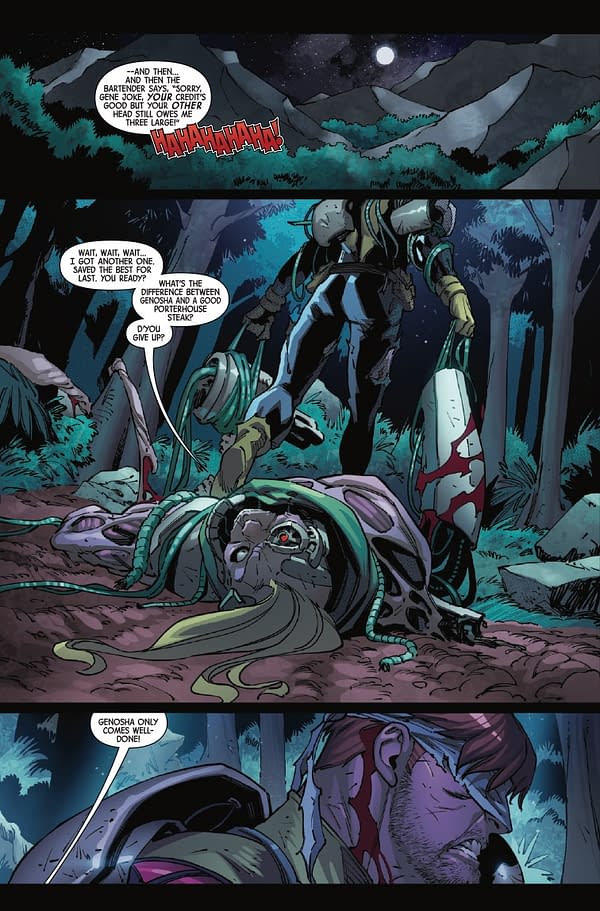 Interior preview page from CYCLOPS #4 FEDERICO VICENTINI COVER