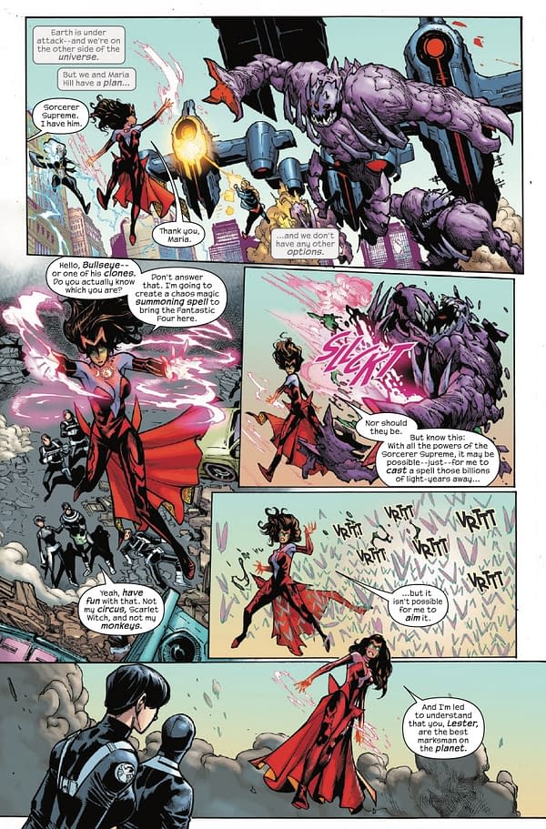 Interior preview page from FANTASTIC FOUR #10 HUMBERTO RAMOS COVER