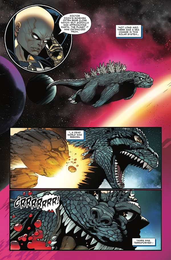 Interior preview page from GODZILLA: INFINITY ROAR #4 KEN LASHLEY COVER
