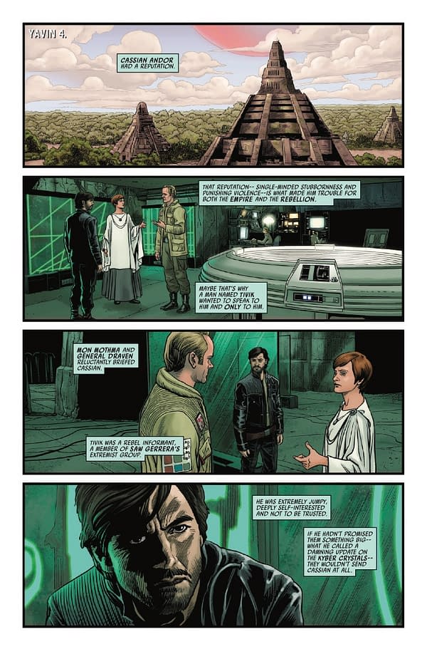 Interior preview page from STAR WARS: ROGUE ONE - CASSIAN ANDOR #1 DAVID MARQUEZ COVER