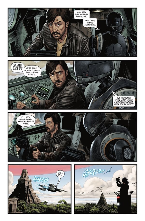 Interior preview page from STAR WARS: ROGUE ONE - CASSIAN ANDOR #1 DAVID MARQUEZ COVER