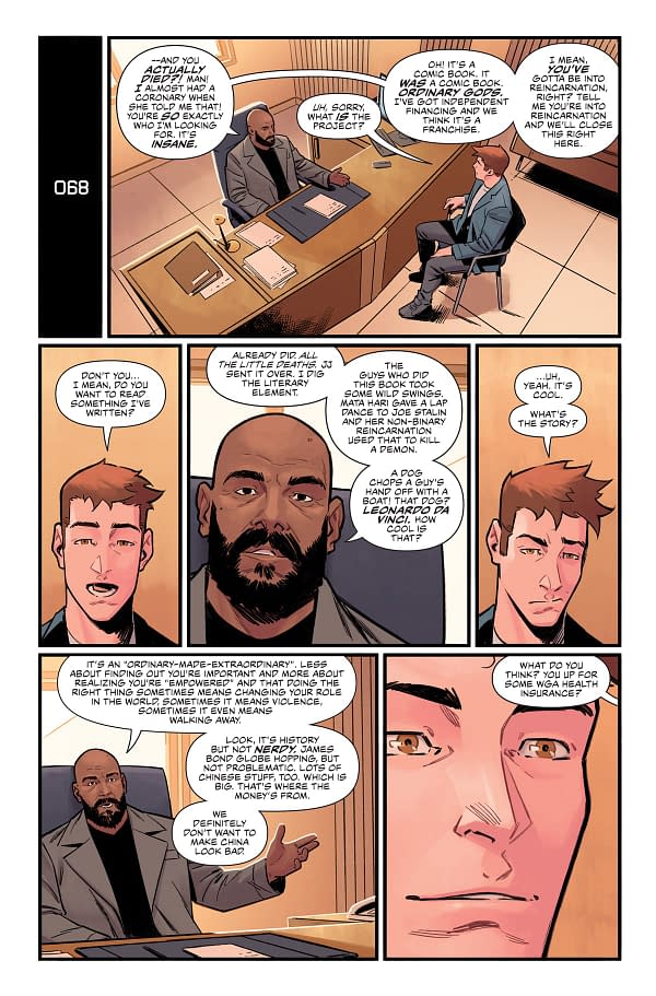 Interior preview page from Radiant Black #43