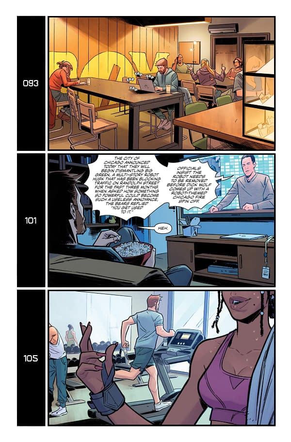 Interior preview page from Radiant Black #43