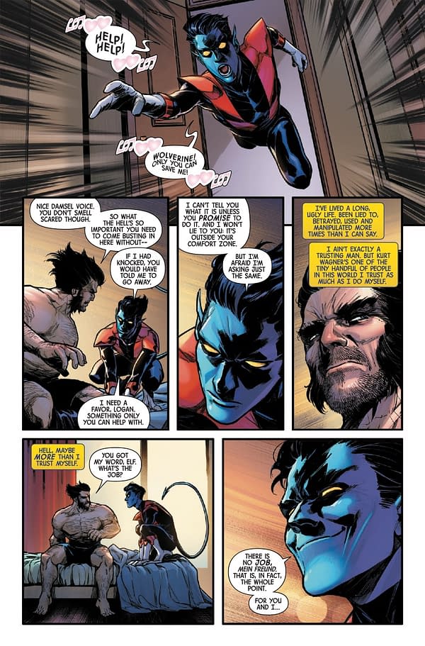 Interior preview page from WOLVERINE #21 DAN PANOSIAN COVER