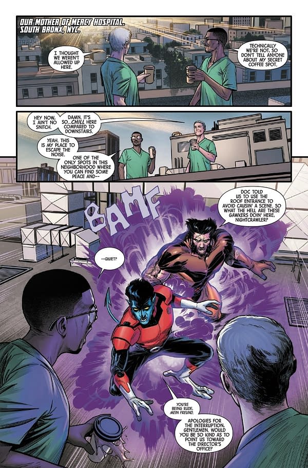 Interior preview page from WOLVERINE #22 DAN PANOSIAN COVER